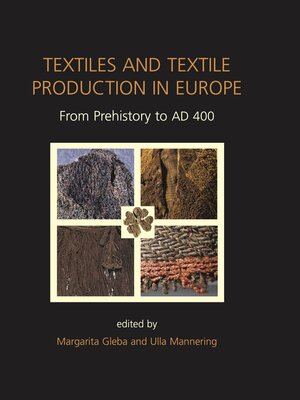 cover image of Textiles and Textile Production in Europe